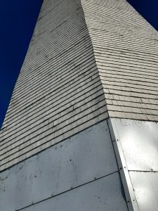 picture of the lighthouse taken while car camping at Presqu'ile provincial park 